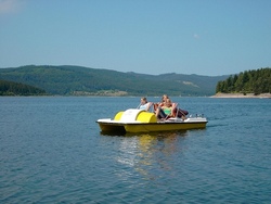 Schatzkarte im See
