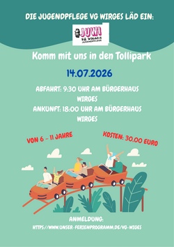 Fahrt in den Tolli-Park