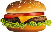 Leckere Hamburgerbr&ouml;tchen, pikant und s&uuml;&szlig;