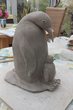 Modellieren mit Ton: Pinguin mit Jungem
