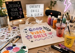 Sip & Paint &ndash; Gestalte deinen Jutebeutel
