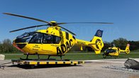 Besuch ADAC Rettungshubschrauber Christopherus Europa 3 in Suben