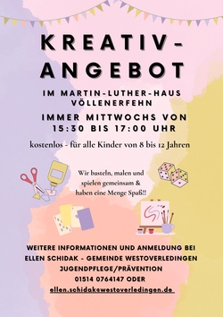 Kreativangebot in V&ouml;llenerfehn