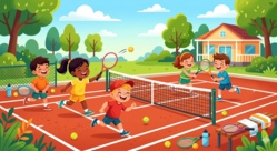 Spiel und Spa&szlig; beim Tennisclub