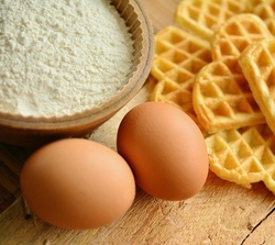 Waffeln backen