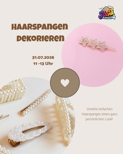 Haarspangen dekorieren