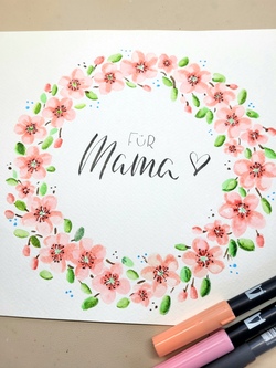 Watercolor Blumenkr&auml;nze