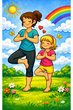 Yoga mit Lieblingsmensch (2) - einfach mal was Sch&ouml;nes