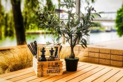 Kleine Holzwerkstatt - Tandem / Grillutensilo aus Holz