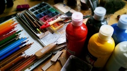 Gipsfiguren mit Acrylfarbe bemalen (Kurs 2)