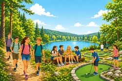 Wanderung durch die Hemhofer Seenplatte