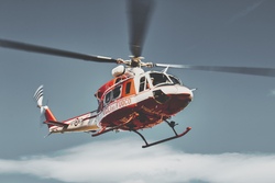 Hubschrauberflug