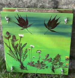 Naturkunst mit Blumen