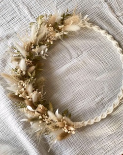 Blumenkranz binden mit Macrame 