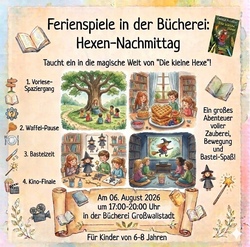 Ferienspiele in der B&uuml;cherei: Hexen-Nachmittag