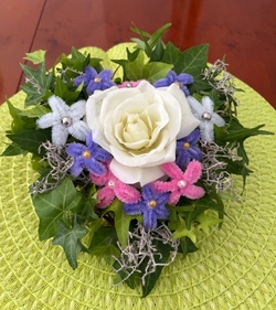 Basteln mit Birgit Dill: Blumenherz