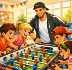 Tischfu&szlig;ball von Profis lernen