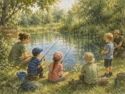Angeltag am See mit der Fischergilde Merching