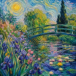Farbenzauber auf Leinwand &ndash; Malen wie Monet & Van Gogh
