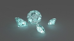 Diamantenpainting Schl&uuml;sselanh&auml;nger oder K&uuml;hlschrankmagnete basteln