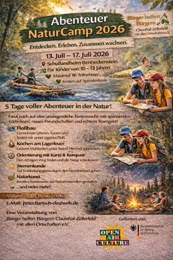 Abenteuer - Natur Camp 2026