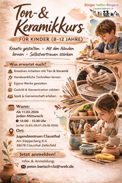 Ton- und Keramikkurs mit Melanie
