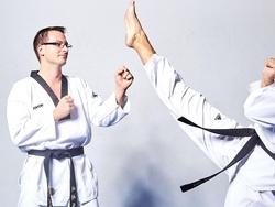 Kindertraining der Abteilung Taekwon-Do
