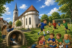 Anpfiff f&uuml;r die Ferien! Kirche: mehr als Gottesdienst