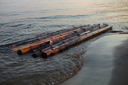 Flo&szlig;bauen am Holzm&uuml;hleweiher