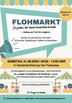 Flohmarkt auf der Festwiese in Klosterlechfeld