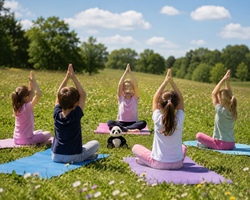Kinderyoga - auf den Spuren des Panda&acute;s (4 - 6 Jahre)
