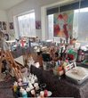 Freies Malen - Experimentieren mit Acrylfarbe