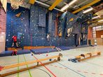 Klettern in der LG-Turnhalle