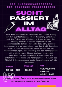 Vortrag - Sucht passiert im Alltag