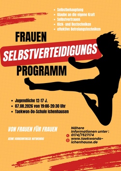 Selbstverteidigungskurs jugendliche Frauen  12-17 Jahre