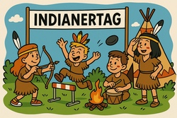 Indianertag am Gro&szlig;en Weiher