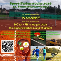 Sport-Ferienwoche f&uuml;r Kinder (mit Schwerpunkt Tennis)