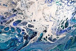 Pouring-Malen mit flie&szlig;ende Farben 1