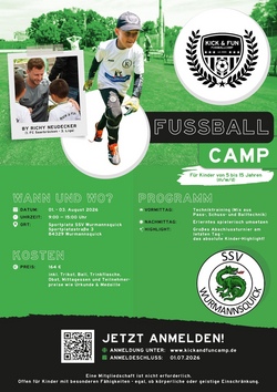 Fu&szlig;ball Camp nur INFO - Anmeldung nicht &uuml;ber unser Portal m&ouml;glich!