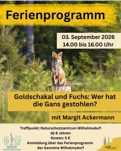 &bdquo;Goldschakal und Fuchs: Wer hat die Gans gestohlen?&ldquo;