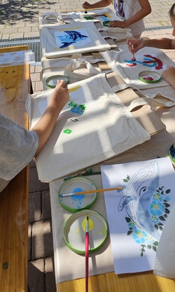 T-Shirt und Kissenh&uuml;llen bemalen Zusatztermin