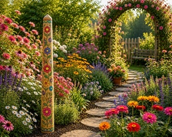Gestalten einer Gartenstehle
