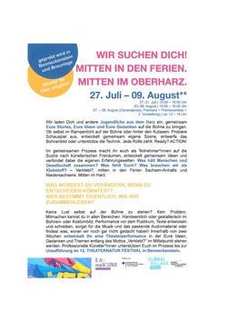 VERKLEBT? Theaternatur Festival
