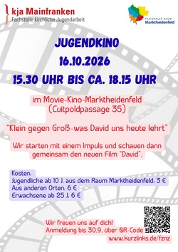 Kino-Event "Klein gegen Gro&szlig; - was David uns heute lehrt"