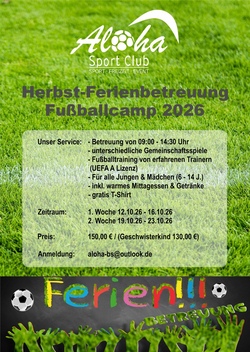 Herbst- Ferienbetreuung Fu&szlig;ballcamp (1)