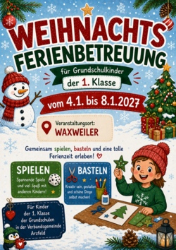 Weihnachtsferienbetreuung in der VG Arzfeld