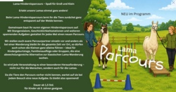 Herbstferienprogramm - Lama Parcours in Nohen - 