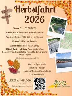 Herbstfahrt 2026