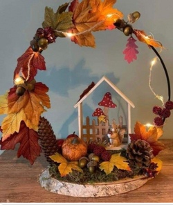 Herbstzauber im Lichterrahmen