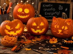 K&uuml;rbis-Kunst & Halloween-Spa&szlig; &ndash; Schnitz deinen Grusel-K&uuml;rbis!